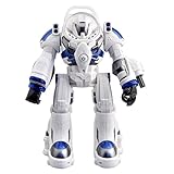 Bestoying Spaceman RC Robot With Shoots Soft Rubber Missiles, Flashing Lights and Sound, Walking Talking and Dancing