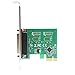 QNINE PCIe Parallel Port Expansion Card, PCI Express to DB25 LPT Converter Adapter Controller for Desktop with Low Bracket