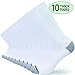 Men's 10 Pack of Cotton Moisture Wicking Heavy Cushion Athletic Work Crew Socks