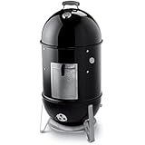 Weber 721001 Smokey Mountain Cooker 18-Inch Charcoal Smoker, Black