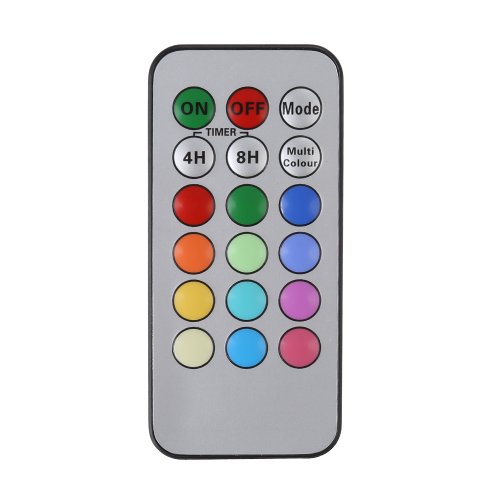 Kohree Set of 6 Flameless LED Color Changing Votive Candles with Remote