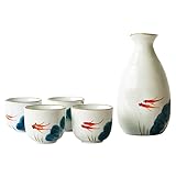 Caalio Japanese Sake Set - Porcelain Sake Tokkuri