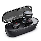 Bluetooth 5.0 Wireless Earbuds, YEMO True Wireless Bluetooth Earbuds 3D Stereo Sound Super Bass IPX5 Waterproof Sport Wireless Headphones with Portable 15H Battery Charging Case, Built-in Mic