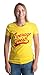 Average Joes | Funny Dodgeball Team Sports Jersey Ladies' T-Shirt-Yellow, S