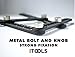 iTools Multi Angle Template Tool - Premium Aluminum Alloy Angle-izer Measuring Ruler Layout Multi-angle Tool with Metal Knobs and Bolts - Perfect for Tiling, Flooring, Brick Laying, Deck Building