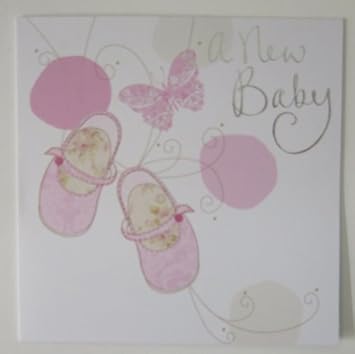 Simon Elvin New Baby Girl Biglietti Annuncio Nascita Rosa Farfalla E Scarpe Design 6 Biglietti Con Buste Amazon It Giochi E Giocattoli