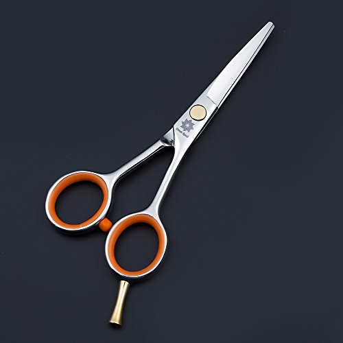 Dream Reach Japan 440C Barber Razor Edge 4.5 inch Hair Cutting Shears - Safety Facial Trimming/Clipping Scissors for Eyebrows,Eyelashes,Nose hair,Ear hair,Moustache and Beard (4.5'' Cutting Scissor)