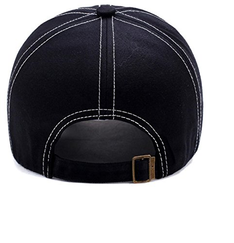 Baseball Caps for Men/Women - Sporting Baseball Hats with Adjustable Back Closure - Sports Hats for Men -Perfect for Workouts, Running and Outdoor Activities(Black)