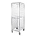 ARKSEN Heavy Duty Welded Aluminum Full Height 20 Tier Sheet/Bun Pan Rack with Caster Wheels