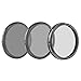 Neewer for DJI OSMO/Inspire 1, Professional 3-Pack Filter Set: (1)PL Filter+(1)ND8 Filter+(1)ND16 Filter, Made of High Definition Glass