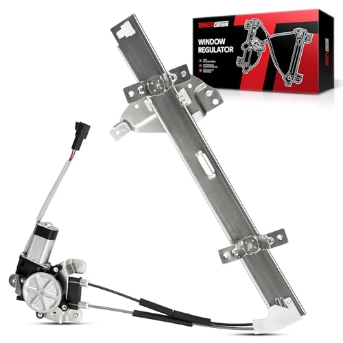 Torchbeam Front Driver Side Power Window Regulator with Motor Assembly, 741-637…