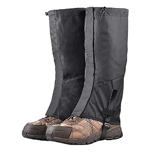 image for MIS1950s Portable Hiking Leg Gaiters, Snow Boot Gaiters, Breathable Wa