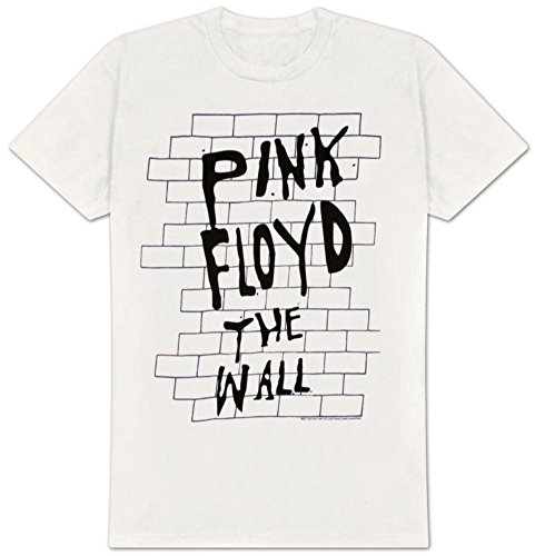 Impact Men's Pink Floyd The Wall Fitted Jersey T-Shirt, Vintage White, Medium
