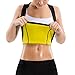 HOT SHAPERS Women's Cami Hot Belly Fat Burn Sauna Shirt. Seamless Slimming Body Shaper (Large, Black)