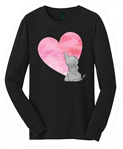 Elephant Long Sleeved Sweater | Great Elephant Sweater with a Creative Quote | Cool Sweater for Elephant (M)