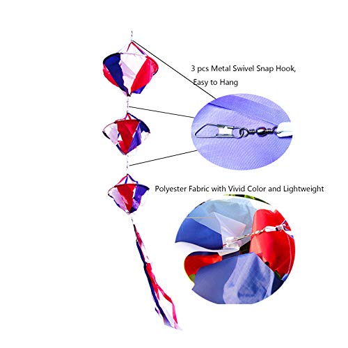 HANNIER Windsocks Spinners Outdoor Hanging Wind Sock Twister Spiral