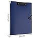 Clipboard Folder File Padfolio Clipboard Storage, Kakbpe Bussiness Letter Size Padfolio with Pockets and Card Slots