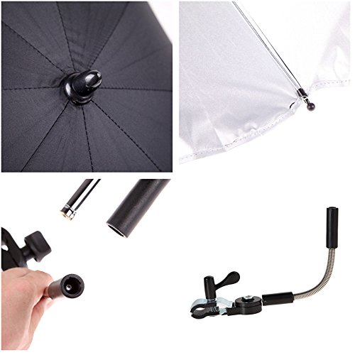 Homebeast Umbrella Sunshade Parasol Rain Canopy Cover for Baby Stroller Wheelchair Pushchair Protection UV Rays Umbrella
