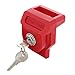 United Pacific 90630 Heavy-Duty Plastic Glad Hand Lock, Keyed Alike (KA), Over-Molded Lock Cylinder, Trailer Lockout Device – 1 Unit w/2 Keys Red