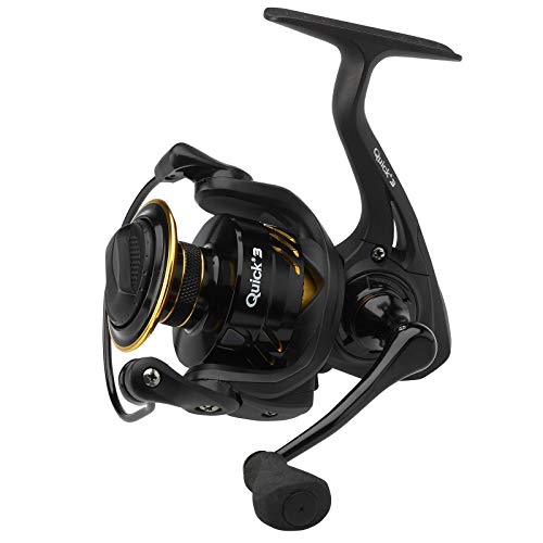 DAM Quick 3 FD, Angelrolle, Spinnrollen, Allround-Angeln, High-Speed-Rolle für reibungslose und kraftvolle Leistung, Unisex, Schwarz, 4000