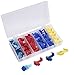 Ginsco 67pcs 24-10 AWG Quick Splice Solderless Wire and T-Tap Electrical Connector Assortment Kit with Case