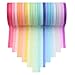 Washi Tape Set 23 Rolls Masking Decorative Tapes Fit DIY Scrapbooking Crafts Wrapping Thin