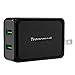 Tronsmart Dual USB Wall Charger with Quick Charge 3.0 Technology for Galaxy S7 / S6 / Edge / Plus, iPhone 7 / 6s / Plus, iPad Pro / Air 2, LG, Nexus, HTC and More
