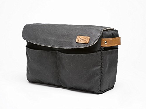 ONA - The Roma - Camera Bag Insert - Black Waxed Canvas (ONA5-004BL)