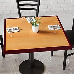 Flash Furniture 36'' Square 2-Tone High-Gloss