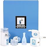 Nebulizer Wizard - Rechargeable Silent Portable for Home & Travel - Worlds Most Effective Delivery System - If You are Not Satisfied for Any Reason We Will Refund You in Full + Extra $20 + Keep 1