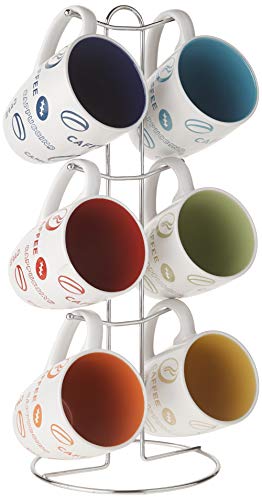 acrylic dipping coffee mugs Stoneware Tall Mug Triple Dip with Gold Handle – Willow Bloo Ceramics