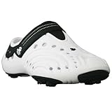 DAWGS Women's Spirit Golf Shoes WHITE WITH BLACK 9 M US