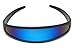 WebDeals - Futuristic Cyclops Shield Cosplay Mirrored Lens Visor Sunglasses