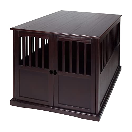 Casual Home Wooden Extra Large Pet Crate, End