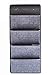 Elegant Wonders 4 Pocket Fabric Wall File Organizer for Home, Closet, and Office - Wall File Holder Mount Or Hanging Wall File Organizer Over The Door Or Cubicle. Hanging File Organizer by EW. [Gray]