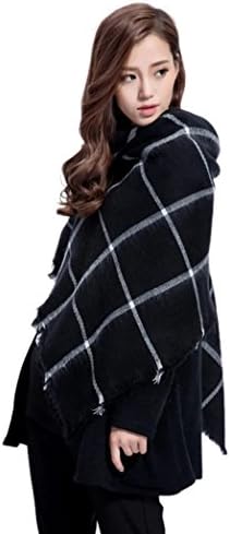 2017 Scarf Women Fashion Scarves Top quality Blankets Soft Cashmere Winter Scarf warm Square Plaid Shawl ZA 009 (Style #12)