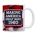 60th Birthday Gifts For All Making American Great Since 1960 Birthday Gift Coffee Mug Tea Cup USA Flag primary