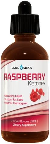 Raspberry Ketones Drops - The ONLY 250mg Pure Raspberry Ketone Liquid - 60 Servings, 250mg Raspberry Ketones Per Serving