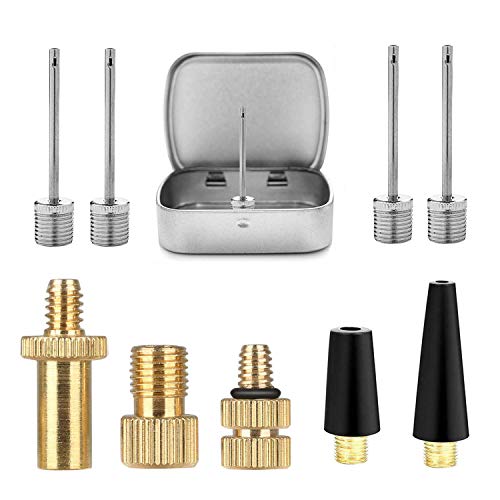 image for HDNNC HDSHIMAO Bicycle Valve Adapter [DV/AV/SV] Inflating Needles Adap