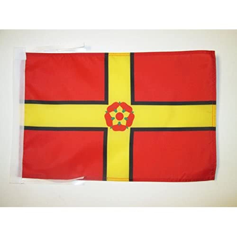AZ FLAG - Northamptonshire New county Flag - 18'' x 12'' - 100% Polyester County of Northants. - England Small Banner with Two Cords - Fade Resistant - Vivid Colors - 18x12 in - 45x30 Cm — image 1