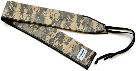 Digital Camo Adjustable Friction Wrist Wraps by LiftHeavies - For CrossFit, Weightlifting, Gymnastics, Exercise and Bodybuilding - Made in USA