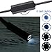 Adkwse Wireless Endoscope WiFi Borescope Inspection Camera, 2.0 Megapixels HD Semi Rigid Snake Endoscope IP68 Waterproof for iPhone, Android Smartphone, iOS, Samsung, iPad, Windows 8 Leds 33FT Black