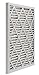 Aerostar 14x14x1 MERV 11 - 6 Count - Pleated HVAC, Furnace & Air Conditioner Filters - Removes Dust, Cold & Flu Germs, Lint, Mold, Pet Dander, Allergy-Causing Pollen, Smog & Smoke