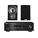 Yamaha R-S202 Stereo Receiver Bundle with Polk TSi100 2-Way Bookshelf Speakers with 5-1/4
