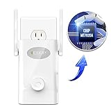 WiFi Extender AC1200Mbps EDUP Wireless Range Repeater 2.4Ghz 5GHz Dual Band WiFi Booster High Power Signal Amplifier with 2x4dBi Antenna to Smart Home Alexa Devices,EP-2935