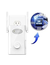 EDUP Extensor WiFi inalámbrico AC1200 Mbps Wi Fi repetidor de rango dual banda 2,4 5 GHz señal Booster para todo el hogar y dispositivos Alexa (EP AC2935)