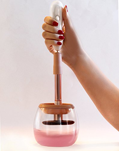 Felice vita makeup brush cleaner (white-pink), instantl…