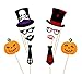 59Ct Halloween Photo Booth Props - Creepy Zombie/Vampire/Trick or Treat Party Supplies Decorations