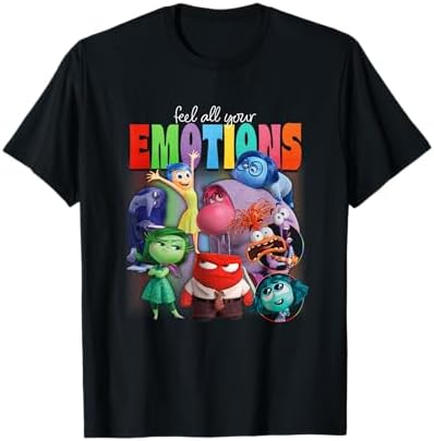 Amazon.com: Disney Pixar Inside Out Must Control Anger!! Vintage T