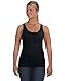 Anvil 882L Ladies Ringspun Tank - Black - 'XL